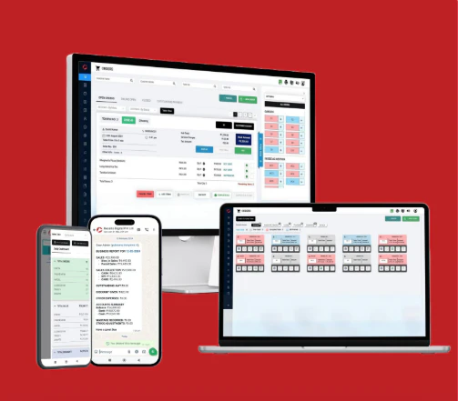 screenshot of Recaho POS